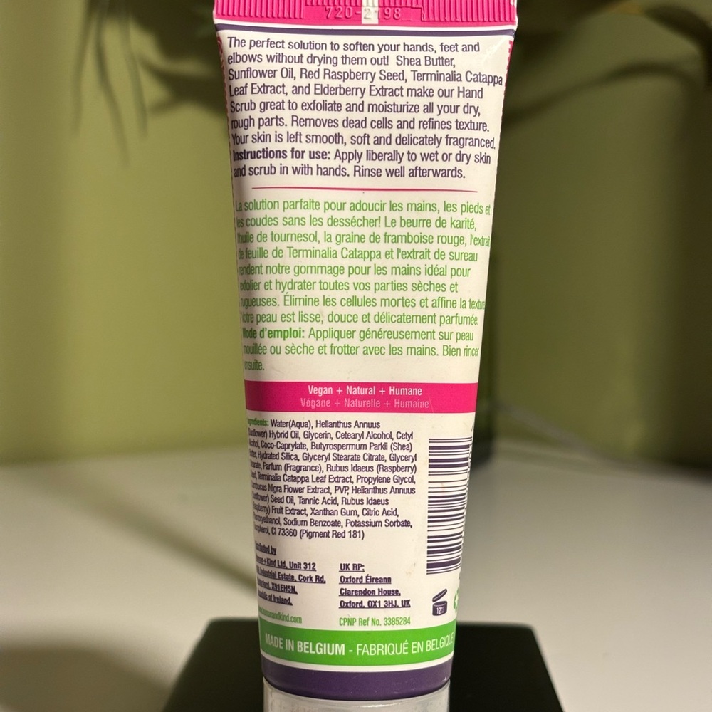 Elderflower & Raspberry Moisturizing Hand Scrub - Picture 2 of 2